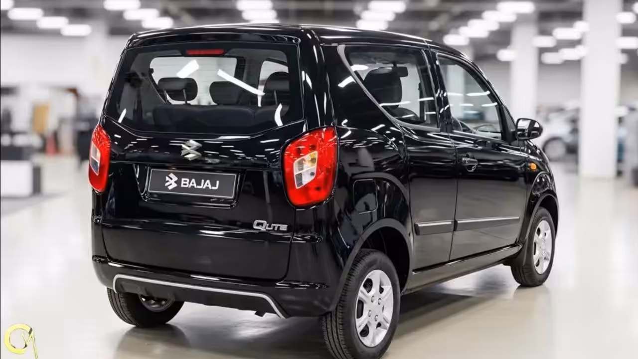 Trouble for Maruti Begins! Bajaj Launches Its First Car at Just ₹1.21 Lakh with 33 kmpl Mileage and 696cc Engine -Bajaj Qute 2026