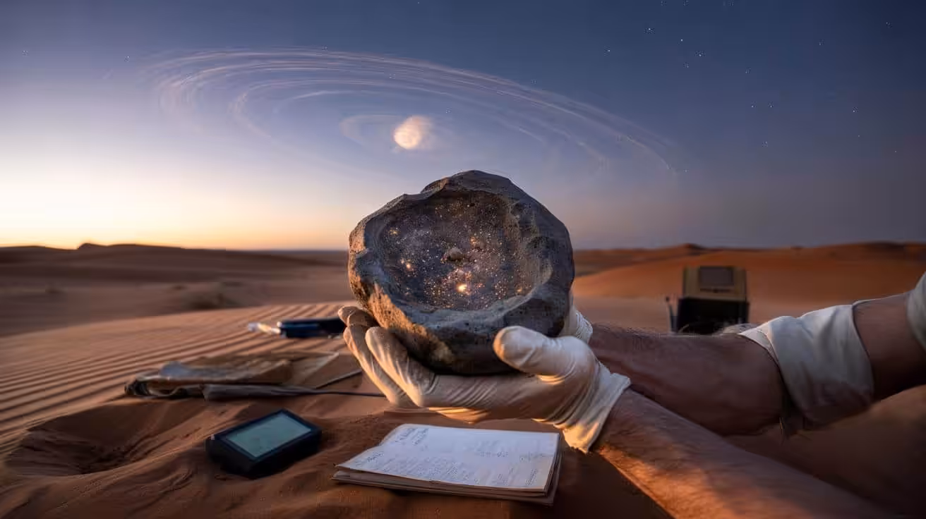 A cosmic treasure in France: this meteorite holds grains older than the Sun