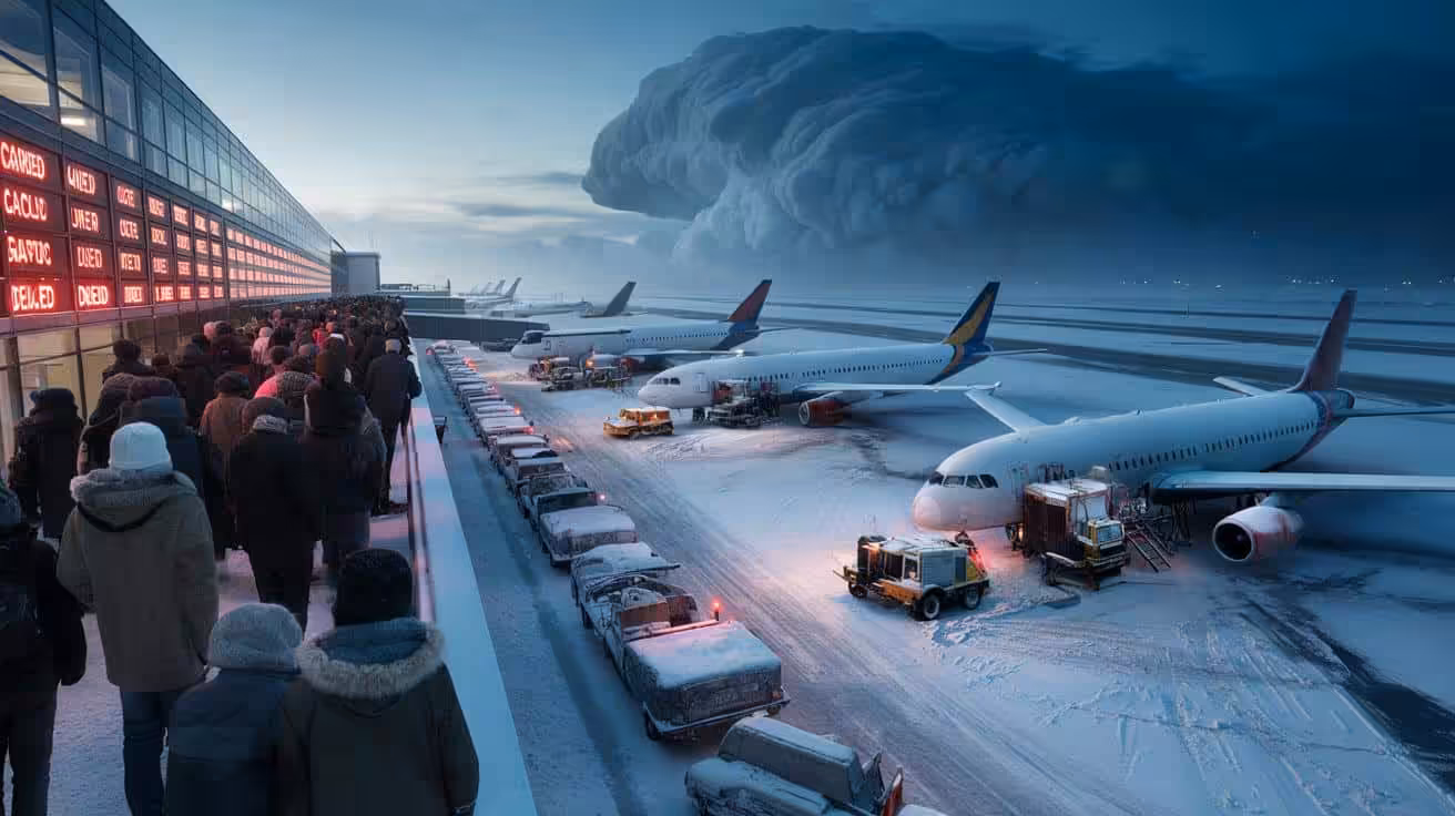 A polar vortex disruption is on the way, and its magnitude is forcing forecasters to warn of widespread travel paralysis