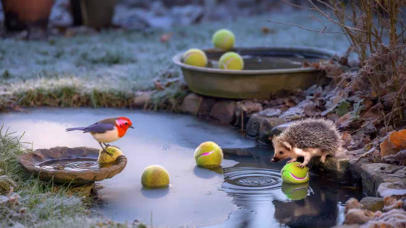 A small gesture that changes everything: why tennis balls in your garden can save birds and hedgehogs this winter