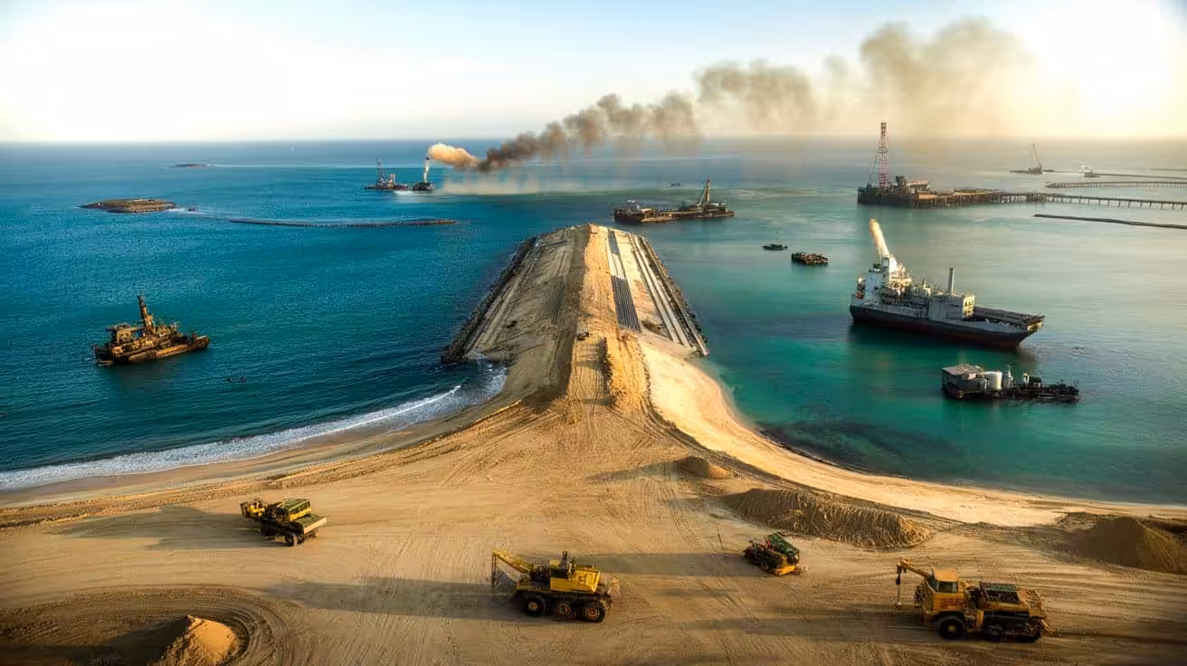 After dumping millions of tonnes of sand into the ocean for over 12 years, China has successfully created entirely new islands from scratch