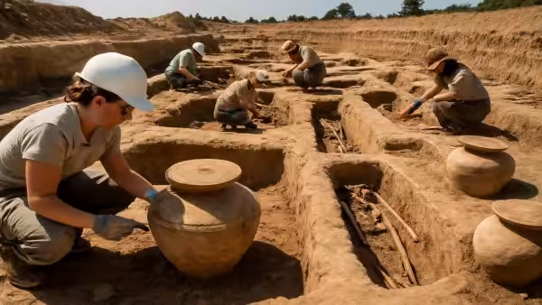 Archaeology marks a new milestone in Spain: an exceptional Bronze Age necropolis unearthed in Seville