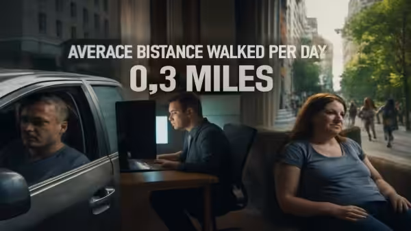 Bad news for city dwellers: a horrifying statistic reveals how absurdly little they walk – and it might already be reshaping their brains, bodies, and even the future of urban life