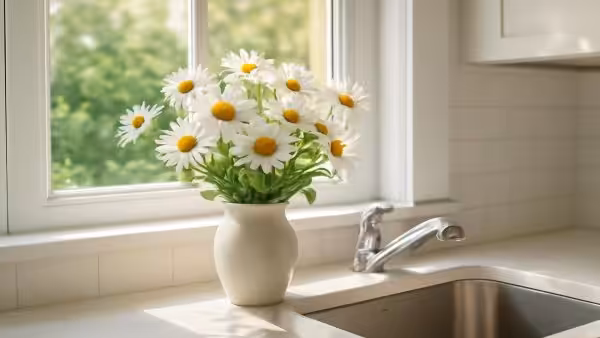 Not the bedrooms or the living room: the best place at home for daisies, according to Chinese tradition