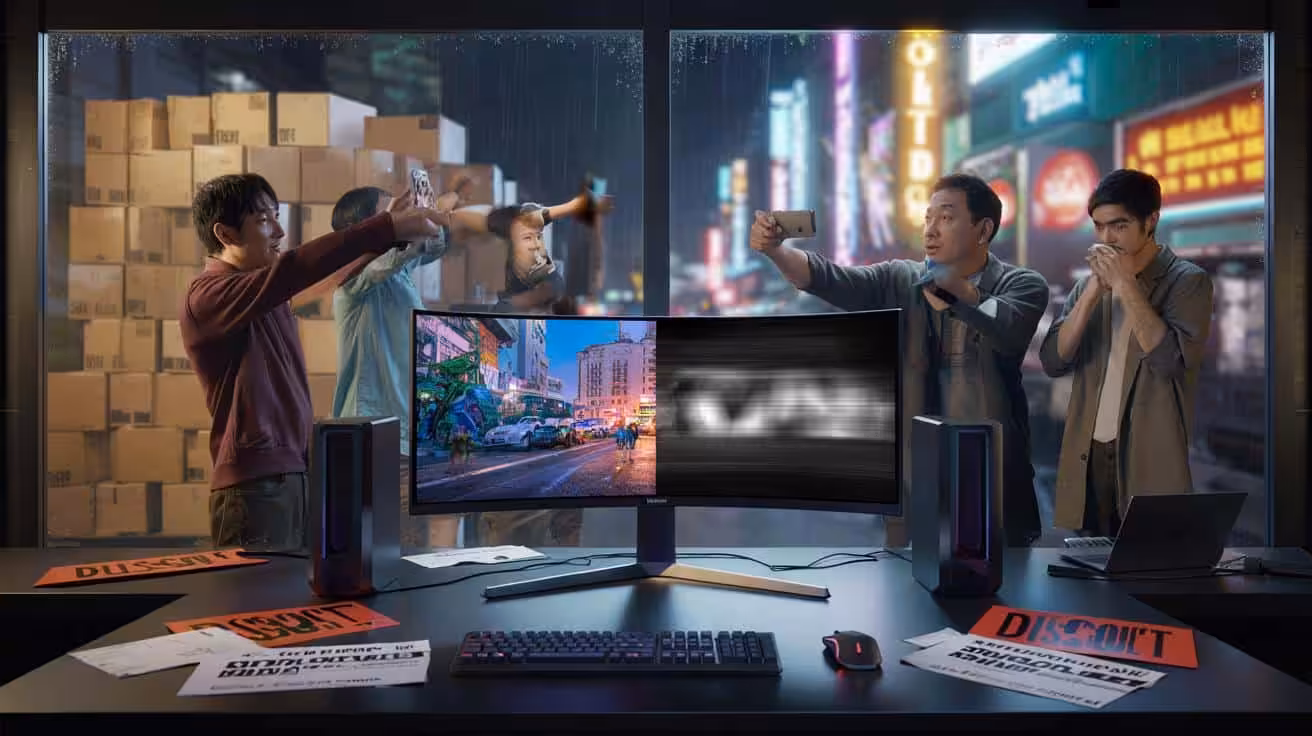 Deep price cut on the Samsung Odyssey G5 34 ultra wide monitor ignites debate over quality as enthusiasts accuse bargain hunters of killing innovation