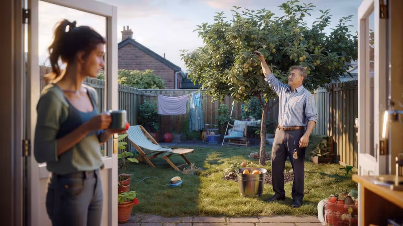 Does my landlord have the right to enter my garden to pick fruit?