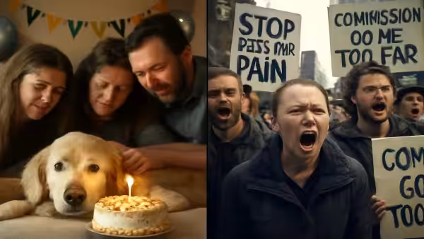 When a dying dog’s farewell party sparks outrage: are we honoring love or exploiting pain in a world that can’t agree where compassion ends and cruelty begins?