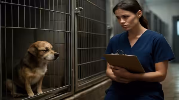 They promised to come back for their dog at the shelter but what the staff discovers weeks later turns into crushing bad news