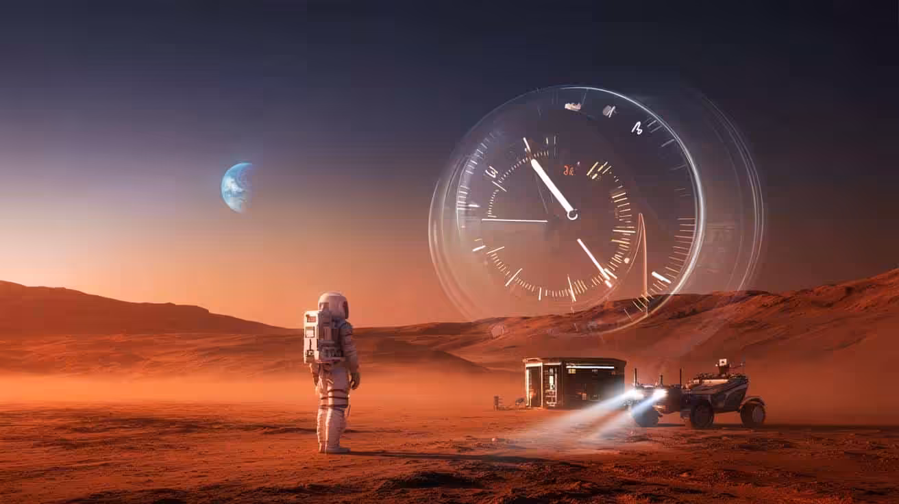 Einstein predicted it, and Mars has just confirmed it: time flows differently on the Red Planet — forcing future space missions to adapt