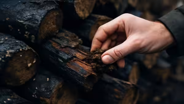 “No one explained how to do it”: their firewood stored for months was actually unusable