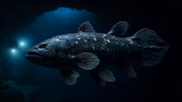 A true living fossil: French divers capture the first-ever images of an iconic species in the depths of Indonesian waters