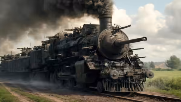 This Frenchman had the craziest idea in the history of armaments: a 60‑ton armoured assault train that never saw the light of day