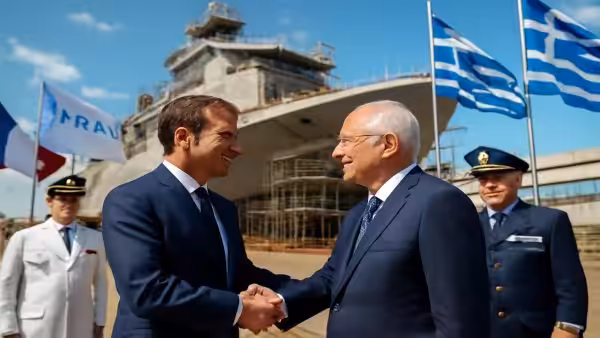 France pushes Greece toward its navy’s most lucrative call: 3 more frigates and a local shipyard chain built for 20 years of tension