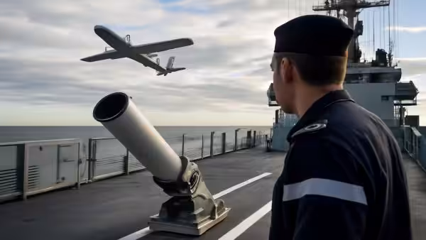 The French Navy gains a drone that removes the Achilles’ heel of mini-embarked UAS: launch complexity