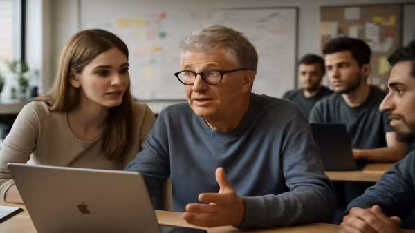 By working at his daughter’s startup in retirement, Bill Gates showed other CEOs the importance of being on the front lines
