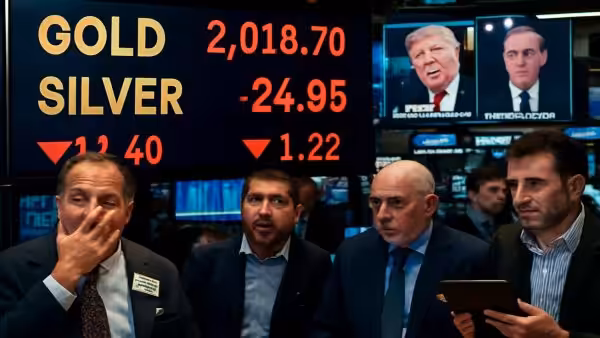 Gold and silver prices tumble after Trump picks new Fed chief