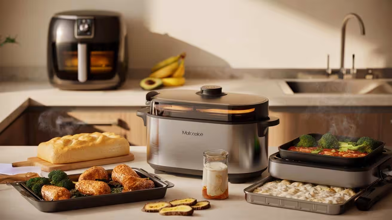 Goodbye air fryer as a new kitchen gadget goes beyond frying with nine different cooking methods
