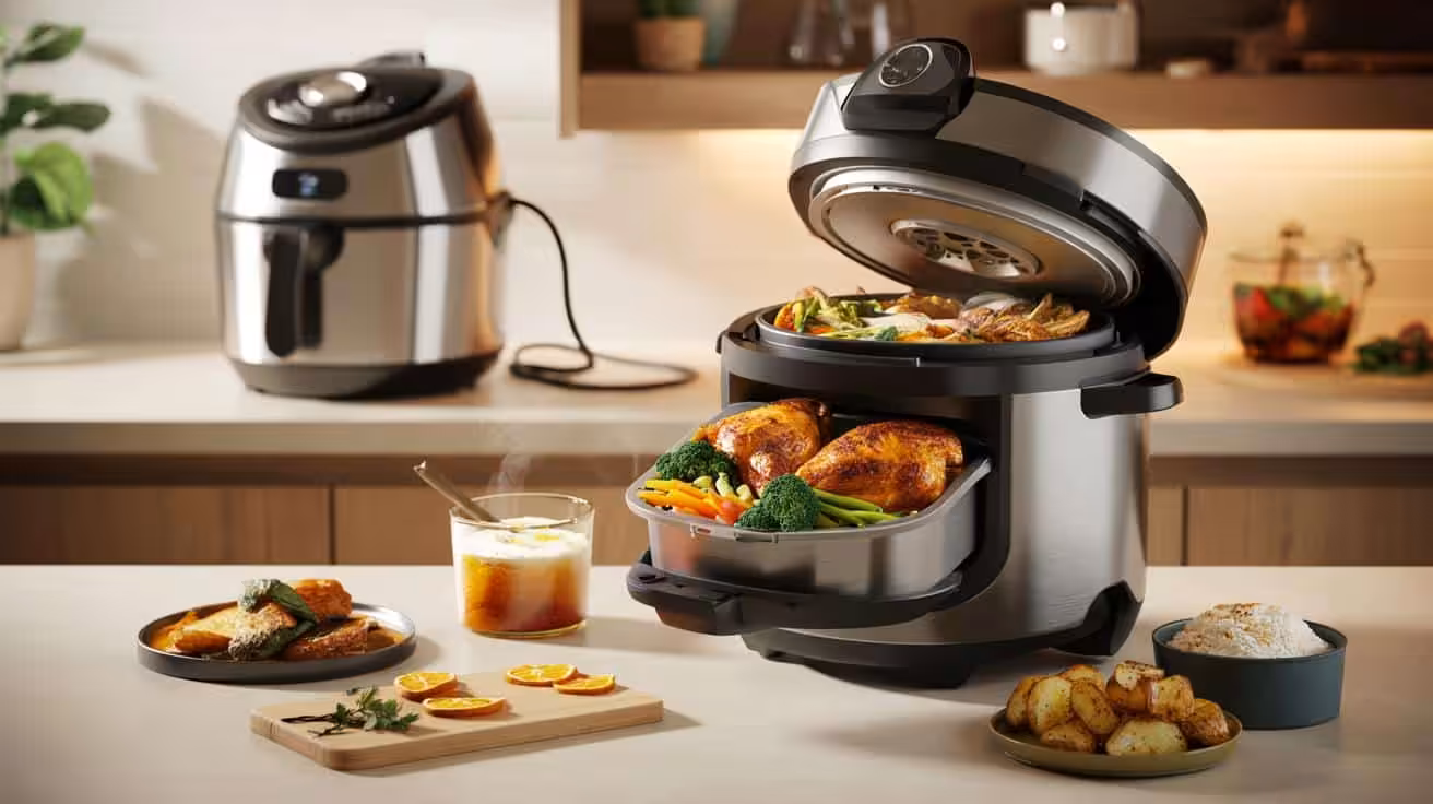 Goodbye air fryer : this new kitchen gadget goes far beyond frying, offering 9 different cooking methods in one appliance