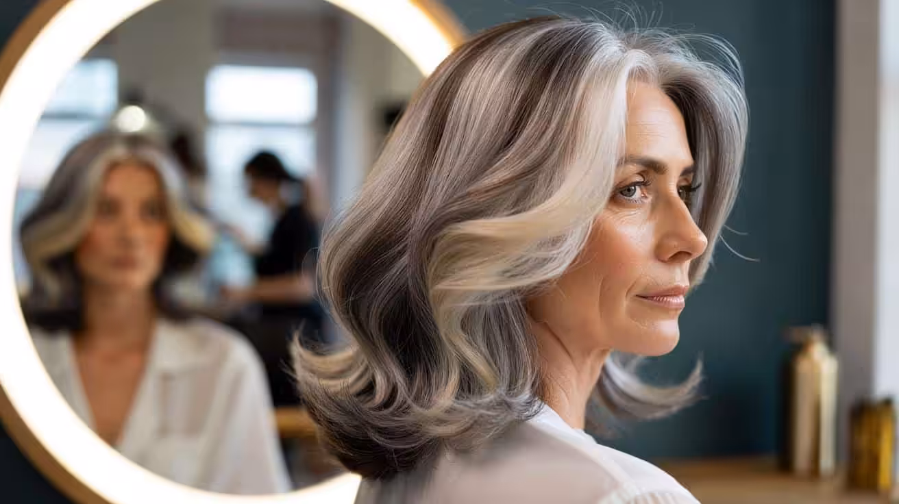 Goodbye balayage : “melting,” the technique that makes gray hair forgettable