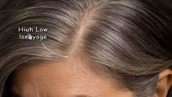 Salt and Pepper Hair: Say goodbye to roots; “High-Low” balayage is the ideal solution to enhance them, according to a hairdresser.