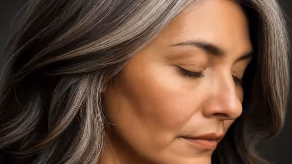 Hair Gray hair after 50: Lowlighting balayage is ideal for enhancing your natural salt and pepper hair, according to a hairdresser.