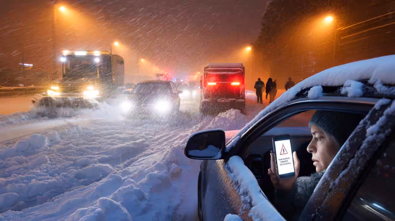 Heavy snow is now officially confirmed to begin late tonight, as weather alerts warn of major disruptions, travel chaos, and dangerous conditions