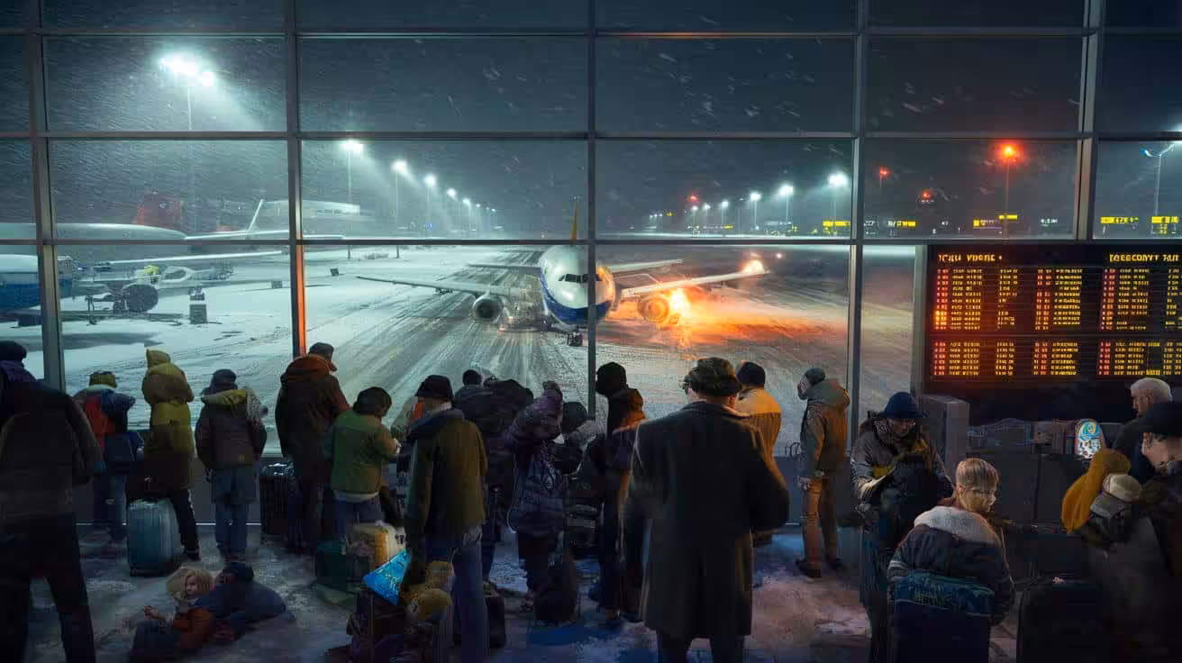 Heavy snow is now officially confirmed to intensify into a high-impact storm overnight, as meteorologists anticipate widespread flight disruptions
