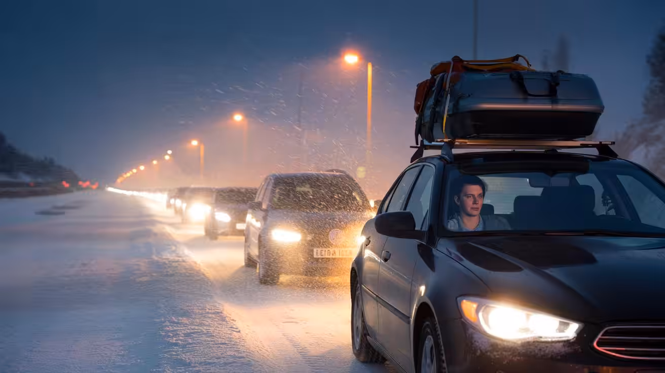 Heavy snow is now officially confirmed to intensify late tonight, with forecasters warning that visibility could collapse in minutes, yet drivers continue planning long journeys