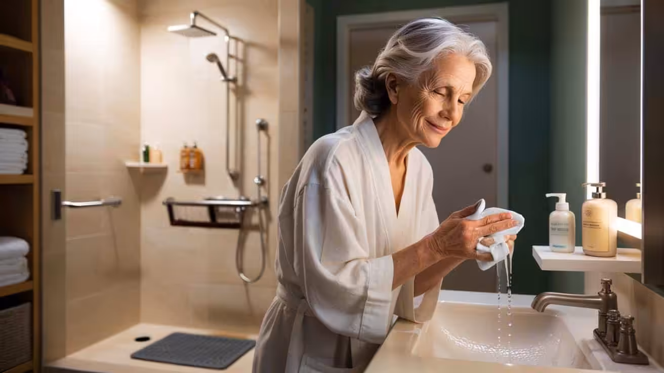 Hygiene after 65 : not once a day, not once a week, shower frequency that keeps you thriving
