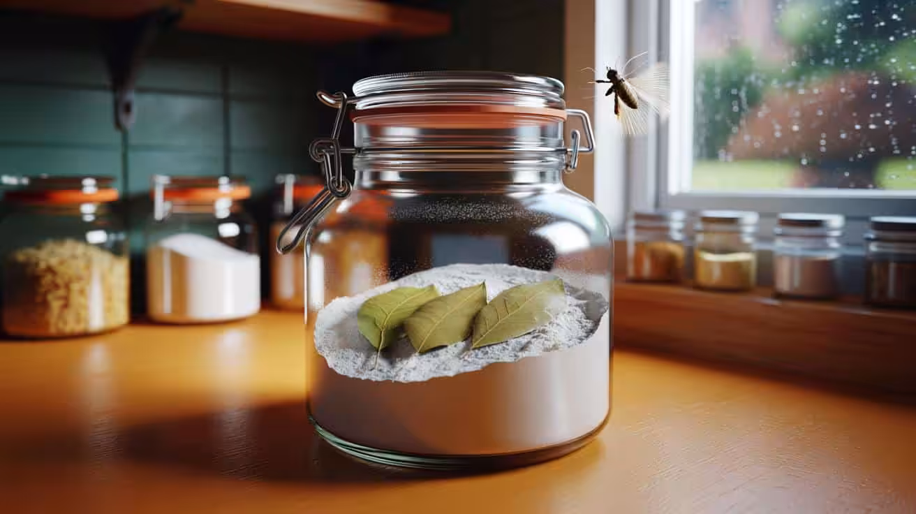 “I added bay leaves to my flour container and kept bugs away naturally”