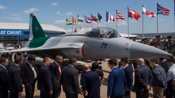 India’s biggest rival turns recent clash into showroom for its ‘low-cost’ fighter jet courting 13 countries