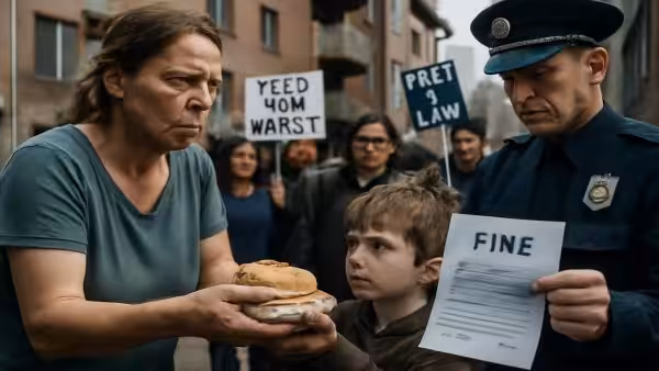 When kindness becomes a crime: the shocking case of a neighbor fined for feeding a hungry child sparks a bitter fight over law, morality, and where solidarity should end