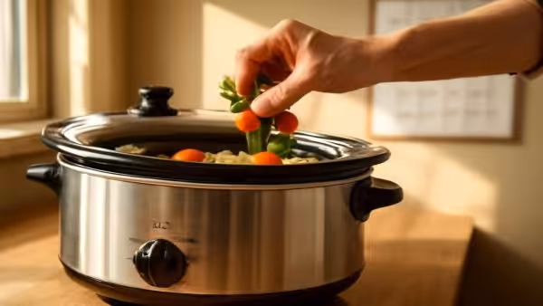 “This slow cooker meal is what I start in the morning when I know the day will be long”