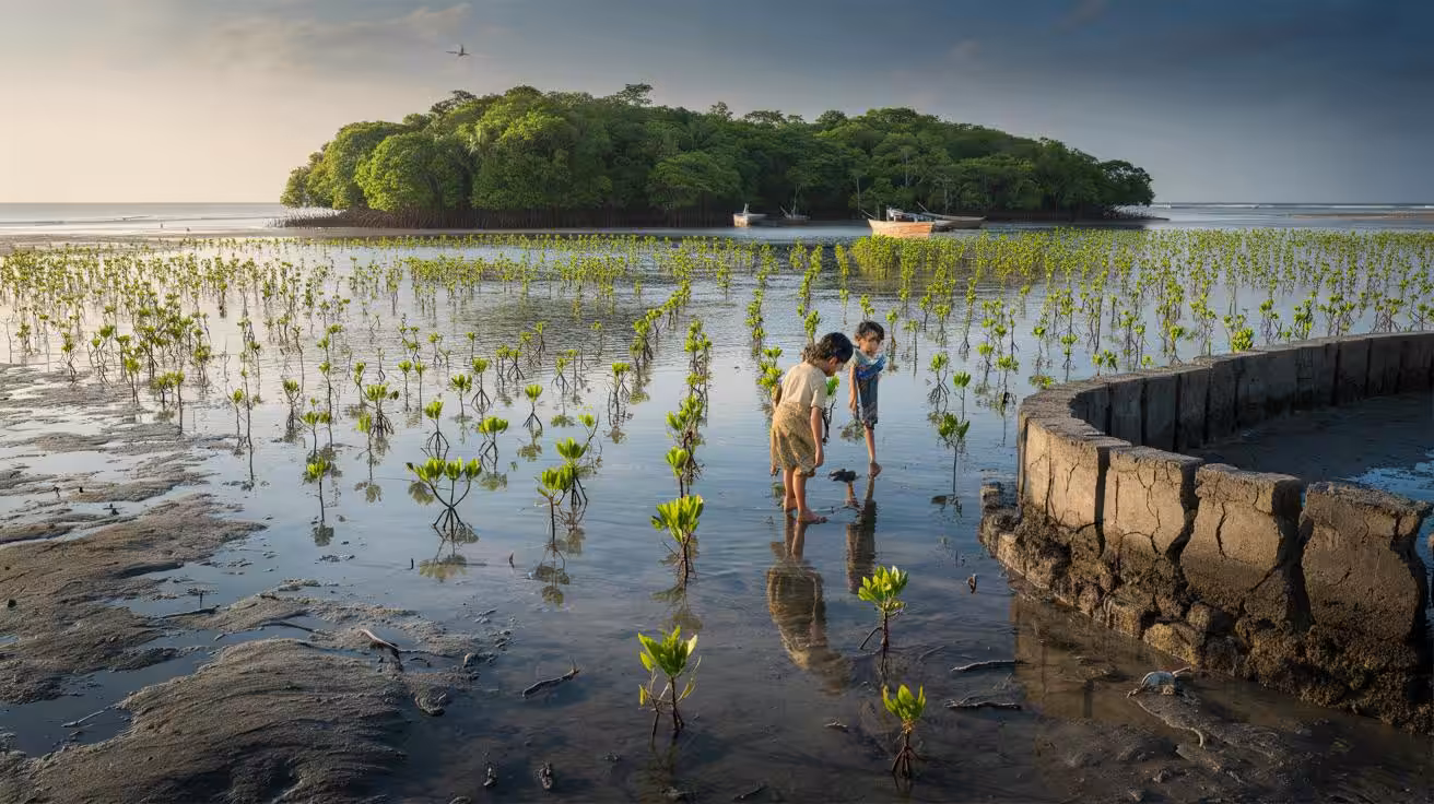 More Than 500,000 Mangrove Trees Replanted Worldwide Are Absorbing Carbon, Protecting Shores And Rebuilding Coastal Life