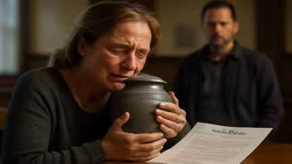 A grieving mother is ordered to share her child’s ashes with the estranged father she blames for the death, and the court’s ruling leaves parents everywhere arguing over who truly owns the remains of a lost child