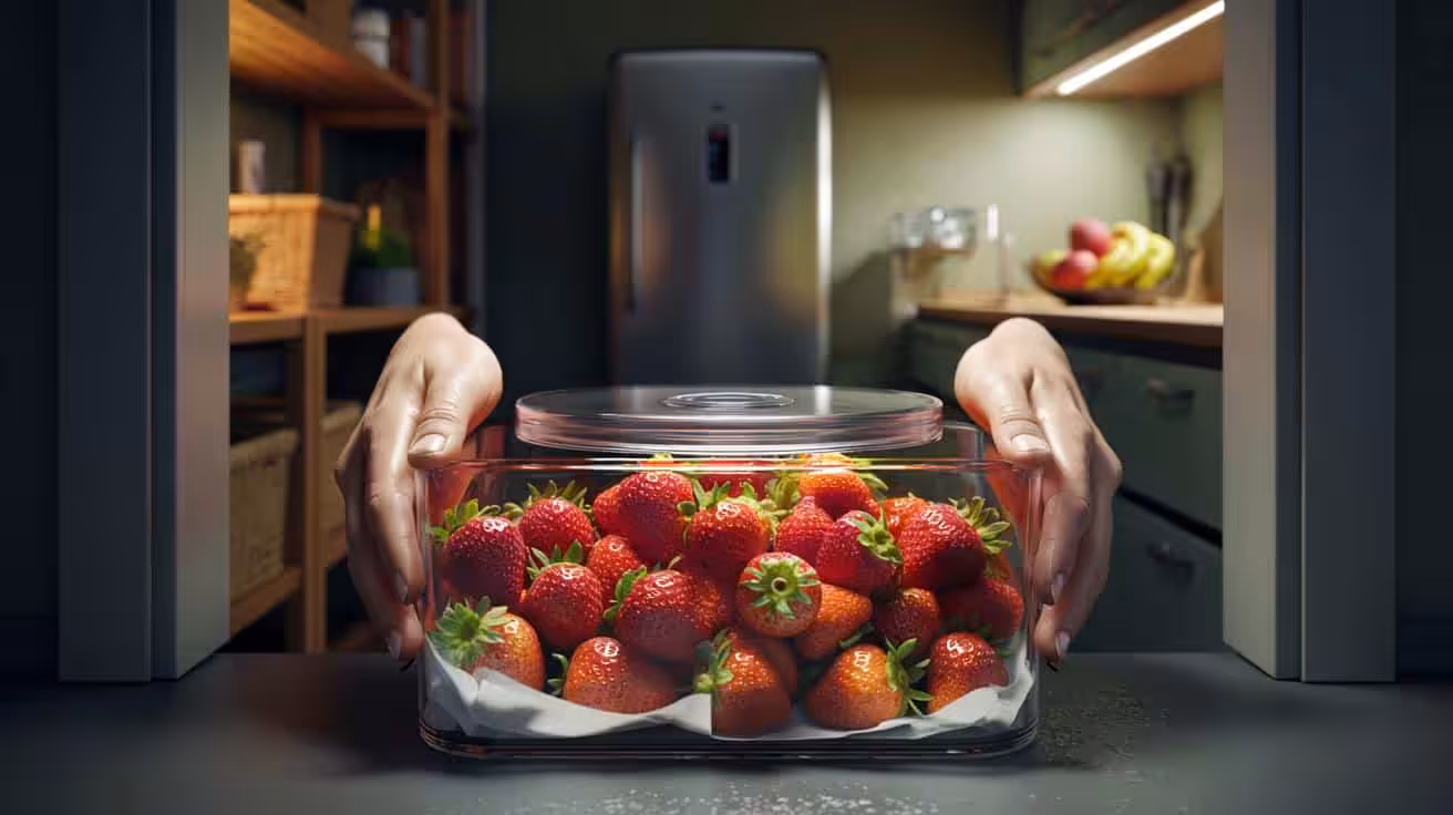 Not in the fridge or the fruit bowl: this is the best place to store strawberries so they stay fresh longer and don’t rot