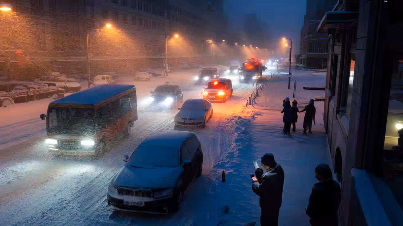 Official and confirmed: heavy snow is expected to begin late tonight, with alerts warning of major disruptions and travel chaos