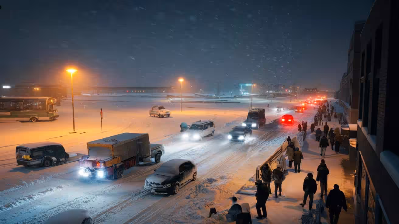 Official and confirmed : heavy snow is set to begin late tonight, with weather alerts warning of major disruptions, travel chaos, and dangerous conditions