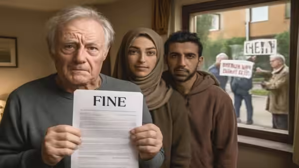 Divided over justice: a pensioner who sheltered refugees in his spare room faces a hefty fine for running an ‘unlicensed hostel’ as neighbours argue over safety, solidarity and the limits of compassion