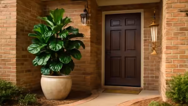 The perfect non-flowering plant to put at your front door to bring good luck, according to Feng Shui