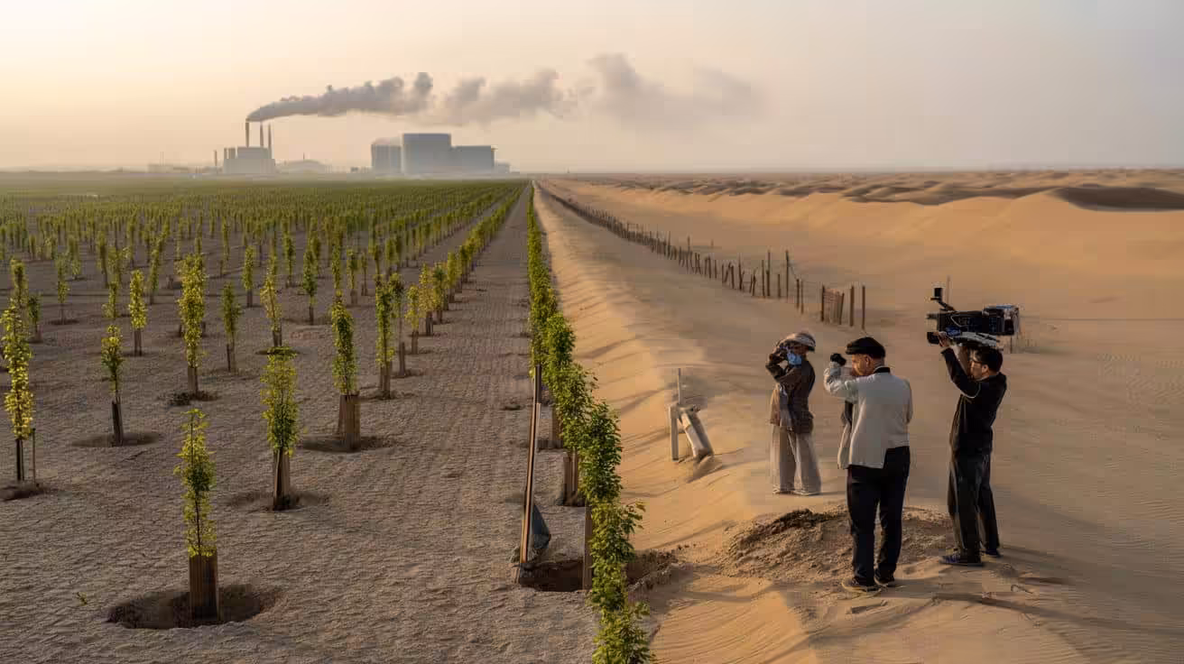 Planting a billion trees in China is saving the planet or just hiding the real environmental disaster