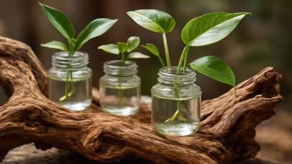 If you love propagating your plants, this treasure picked up in the forest will become your most beautiful display stand
