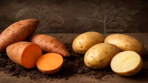 Many people don’t realize it, but sweet potatoes and regular potatoes are barely related, and science explains the surprising reason why