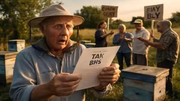 New twist in neighborhood life as a beekeeping retiree faces unexpected agricultural tax for land he lent ‘for free’, reigniting fierce debate over whether helpful neighbors should pay the price for others’ business