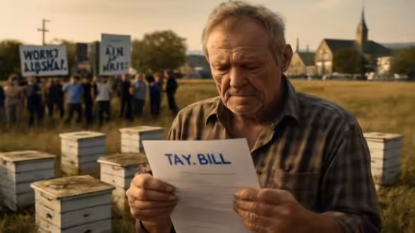When generosity backfires: a retiree faces crushing agricultural taxes after lending land to a beekeeper “for free” in a controversial case that splits towns between valuing kindness and enforcing the letter of the law