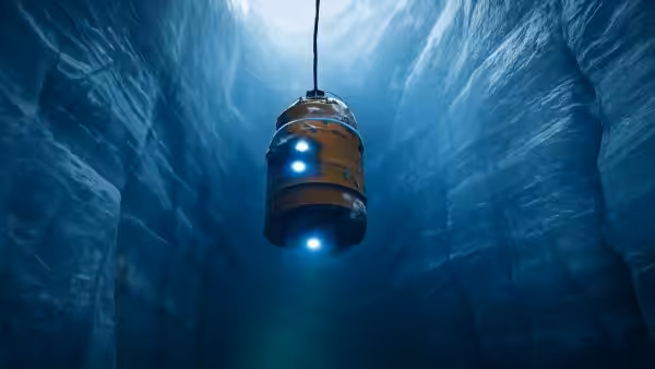 A robot drifting for eight months beneath Antarctica’s massive glaciers has detected a signal scientists have long feared