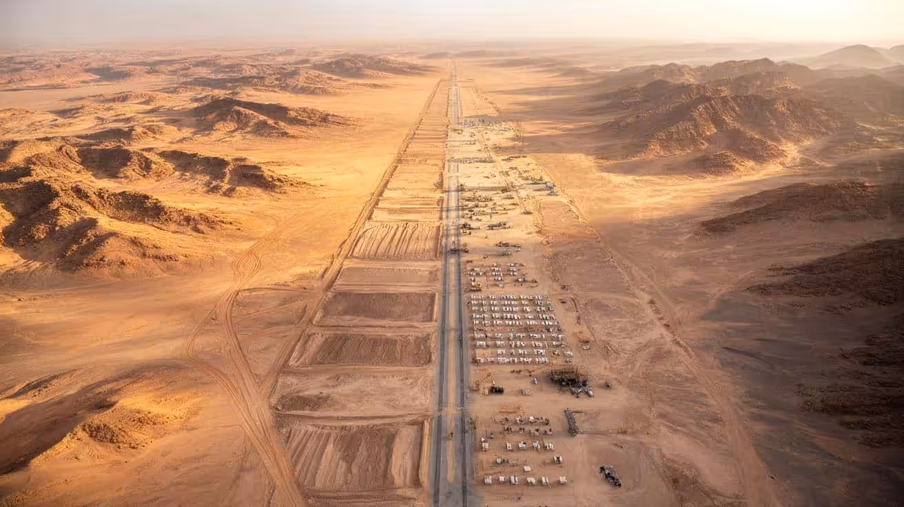Satellite Images Reveal the Reality of Saudi Arabia’s $2 Trillion Megacity in the Desert