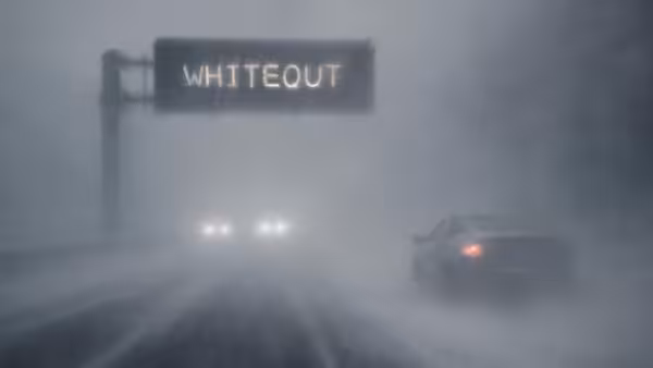 Heavy snow is now officially confirmed to intensify into a high-impact storm overnight, as meteorologists highlight whiteout risks across key corridors