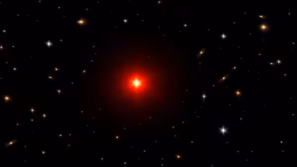 A tiny red dot in deep space may be a new kind of cosmic monster