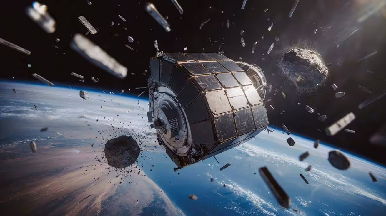 Space debris: this next‑generation “armour” could soon be indispensable for satellites – explained with its creator